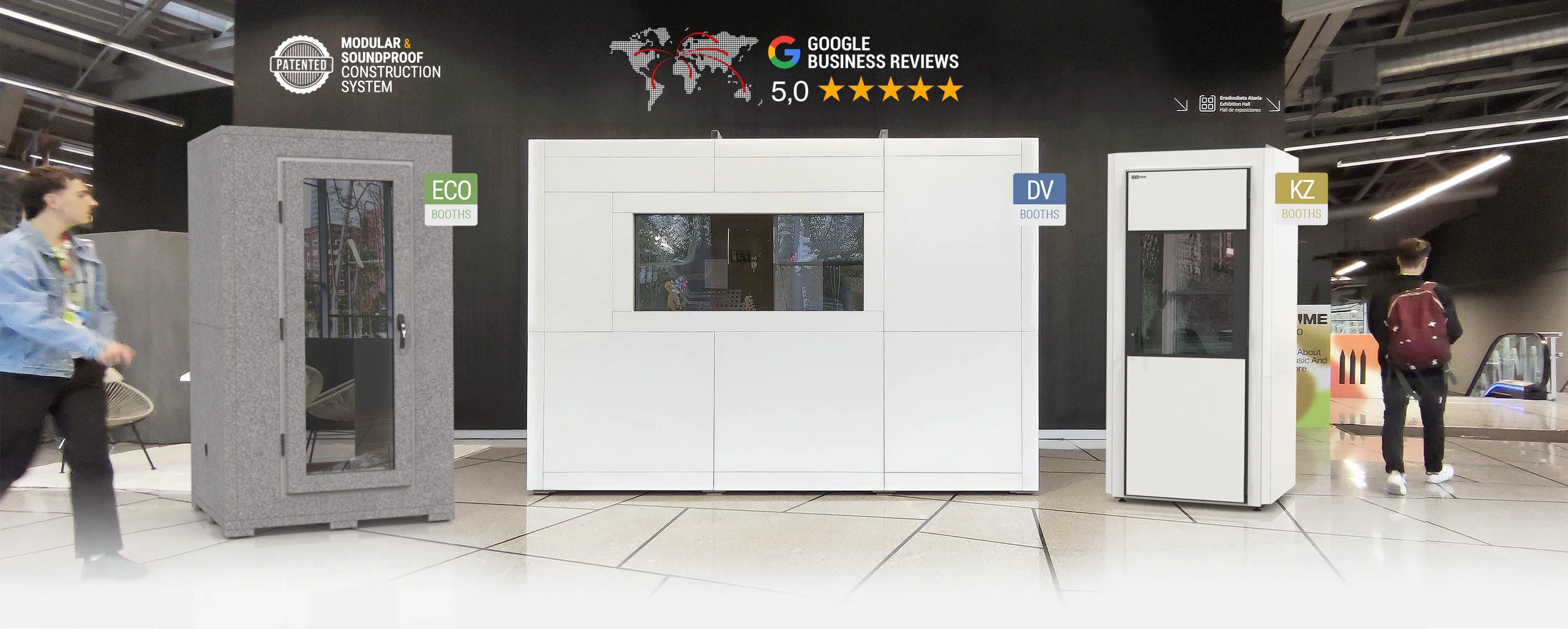 DEMVOX DV655 Soundproof Booth in BIME international music industry event