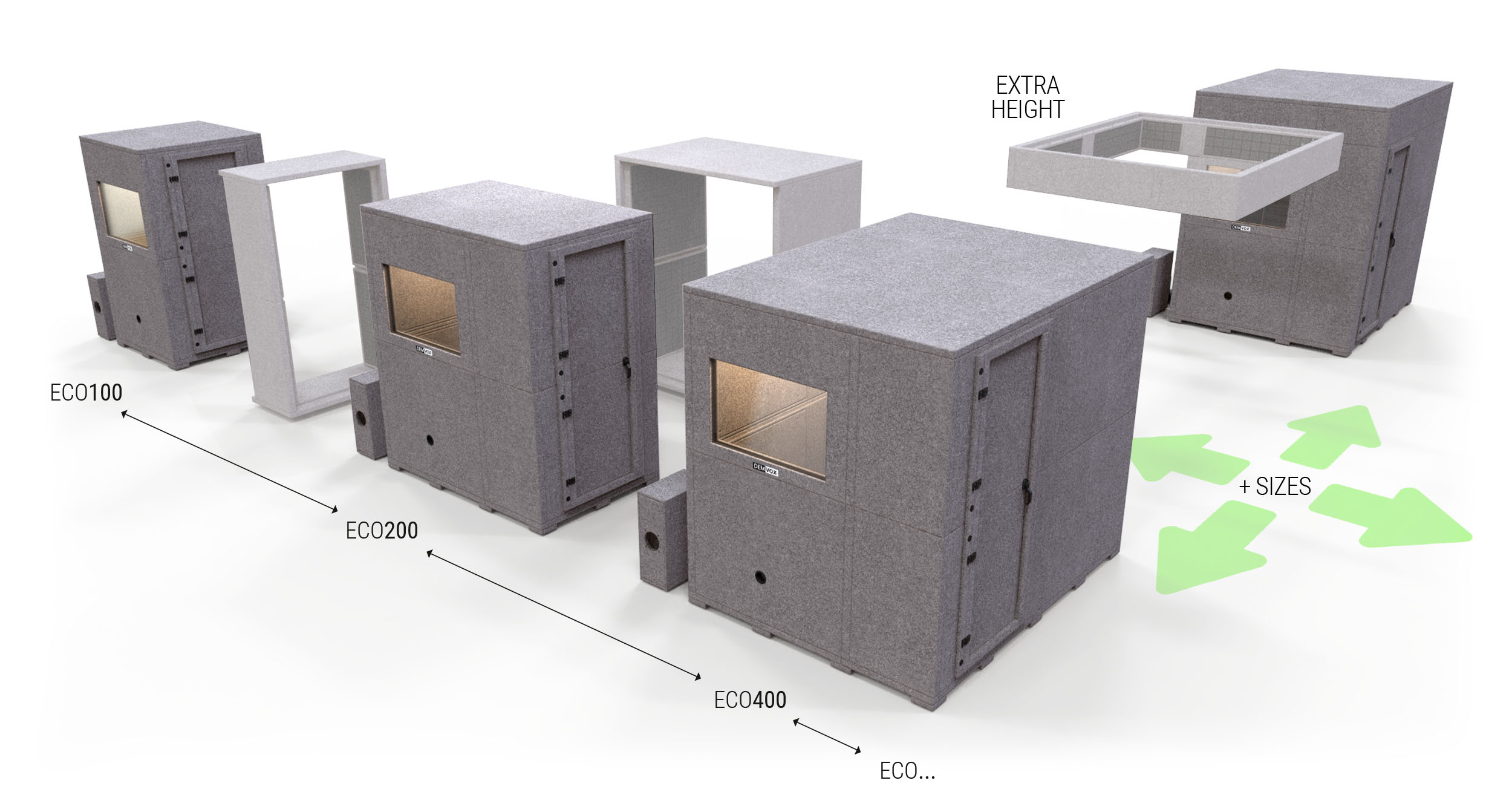 modular sound isolation booth