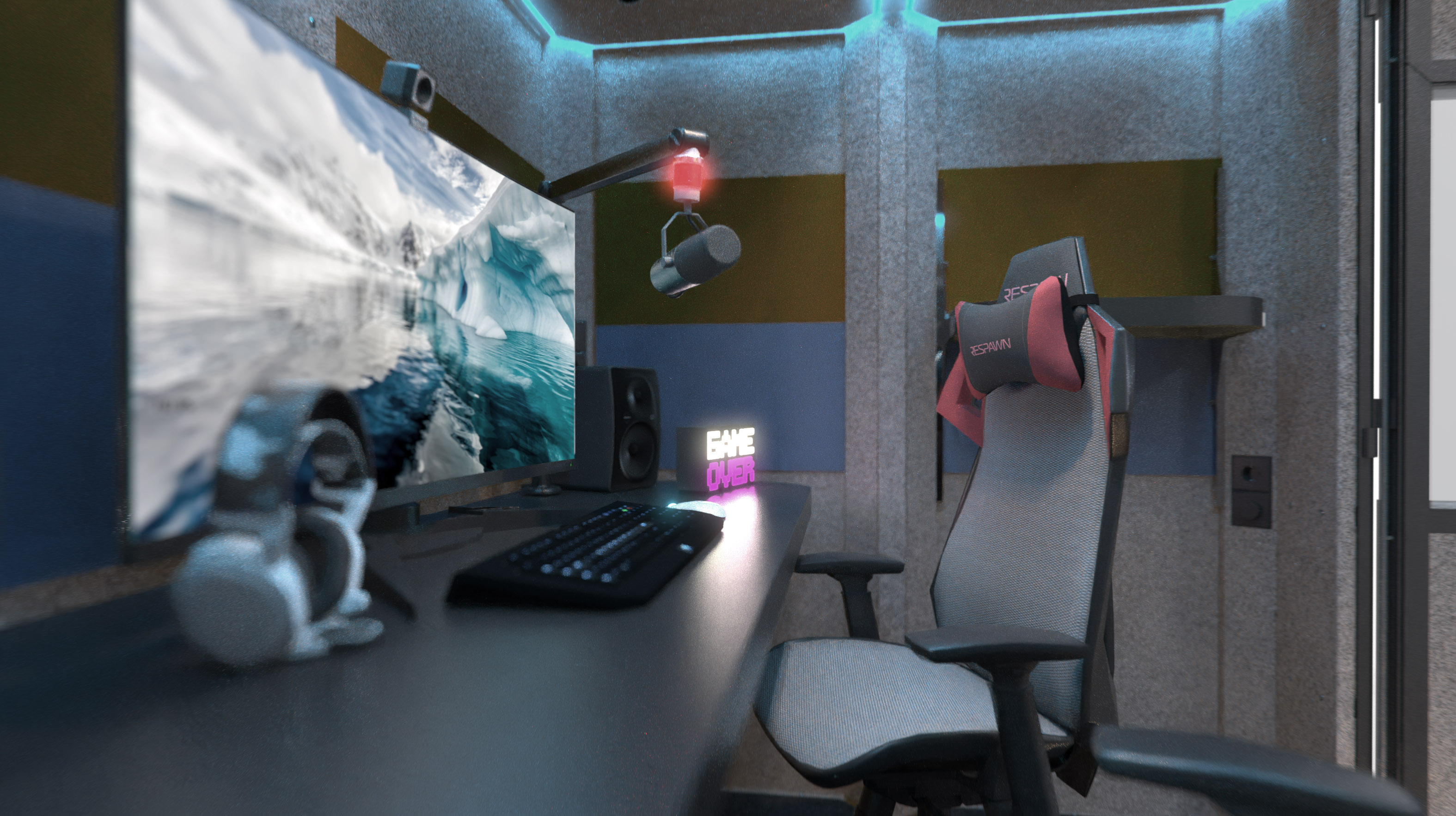 fully customizable gaming room